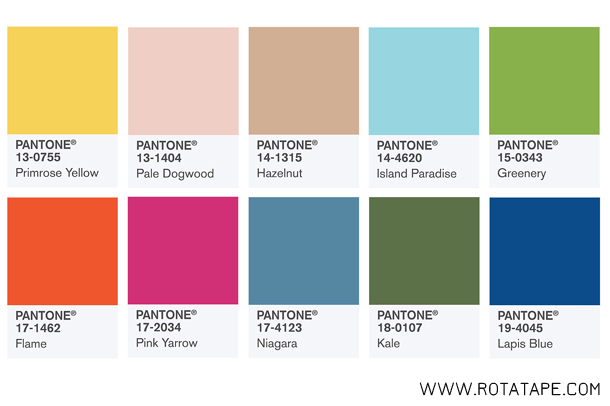 модерни цветове 2017 Pantone